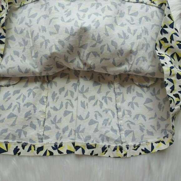 Zara Trafaluc Women's Tank Dress Sleeveless Box-Pleated Geometric Print Zip S - Picture 7 of 12